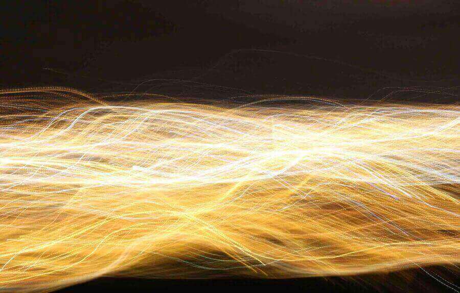 Data flowing like laser