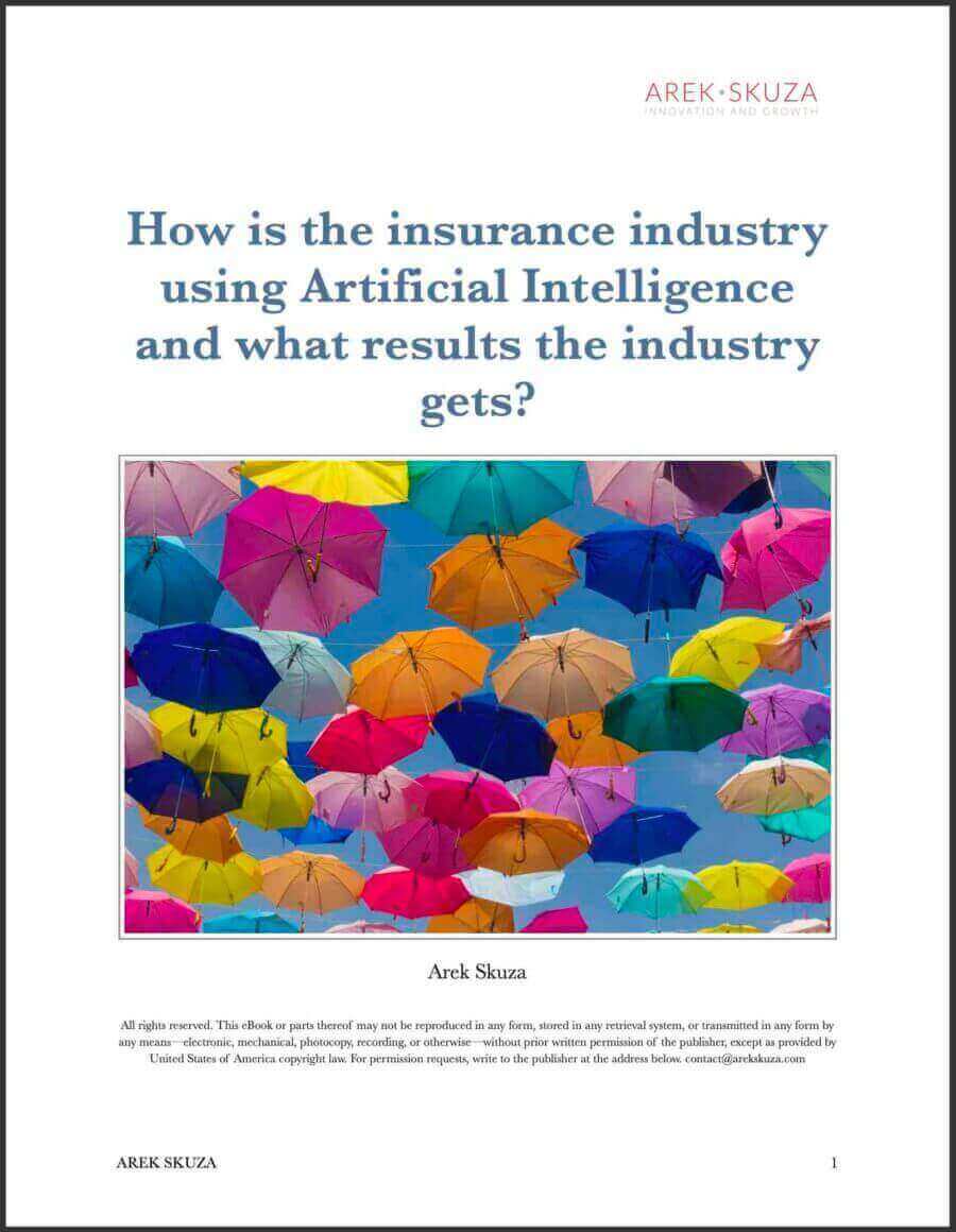 How is insurance industry using Artificial Intelligence ebook cover