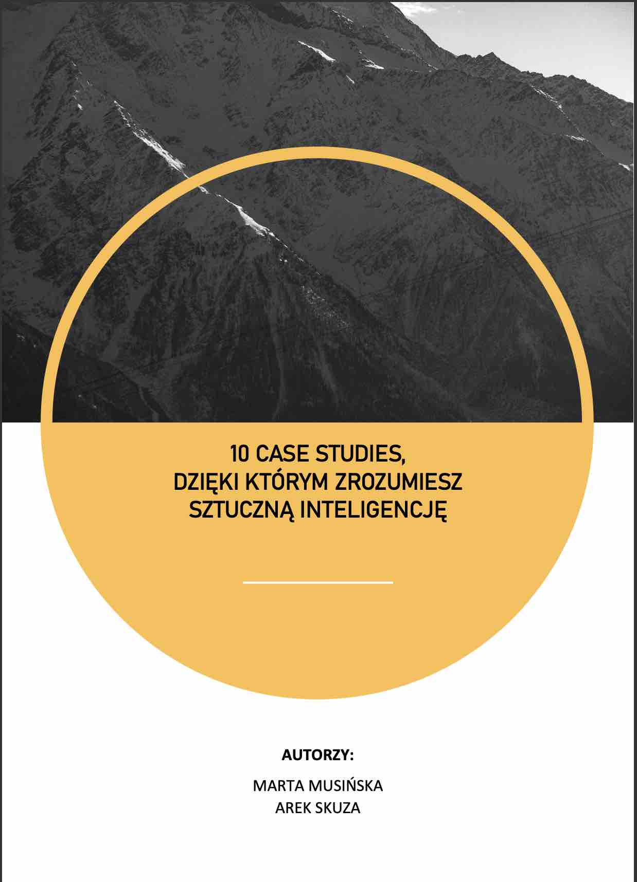 Okladka -- eBook -- 10 case studies sztucznej inteligencji